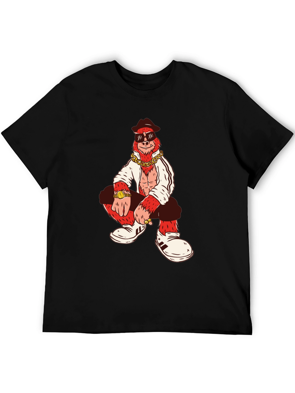 Cool Gorilla Graphic Tee - Black