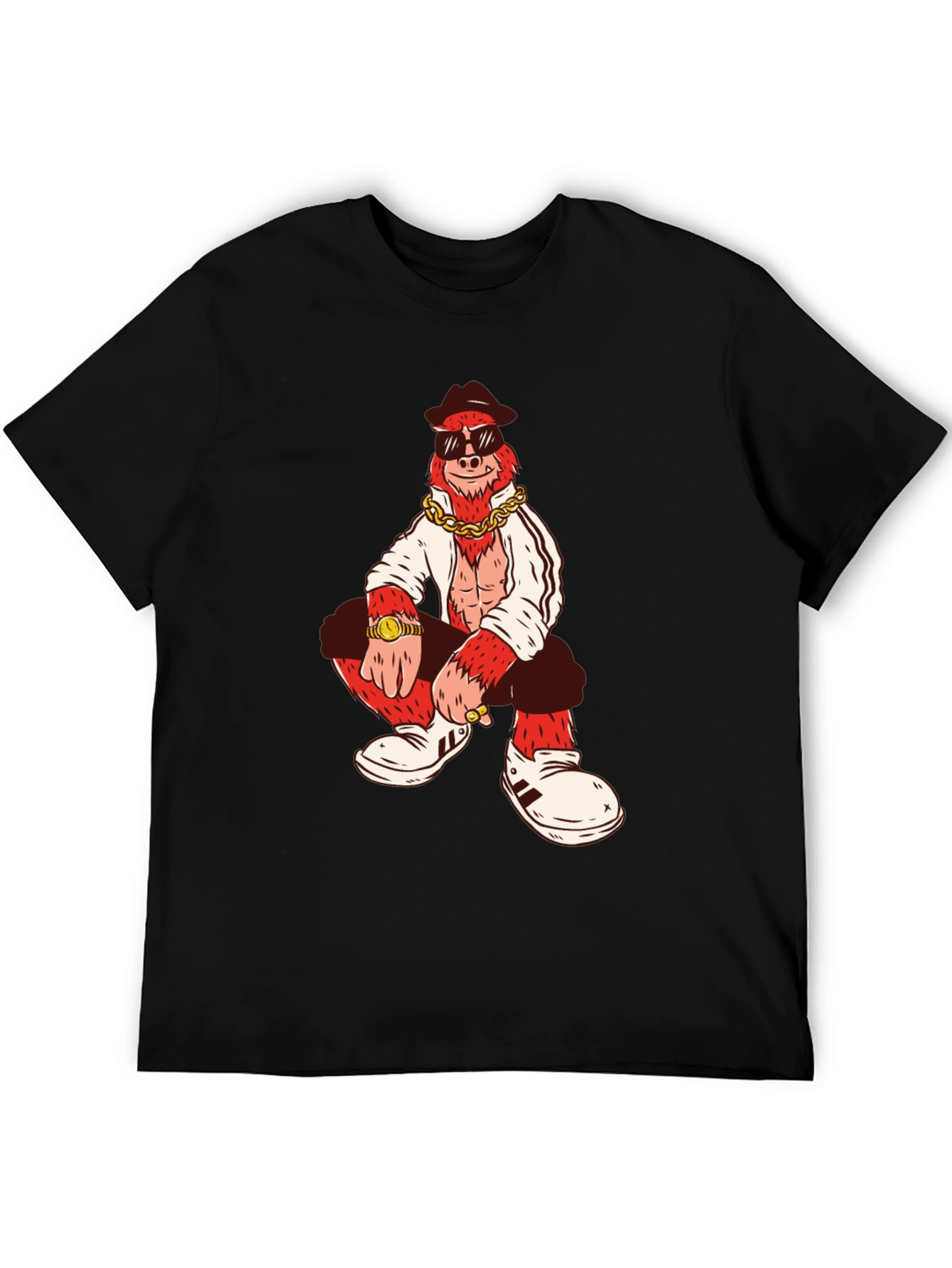 Cool Gorilla Graphic Tee - Black