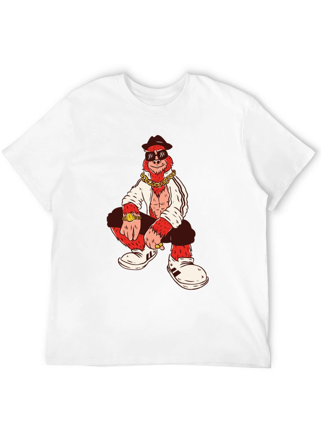 Cool Gorilla Graphic Tee - Black