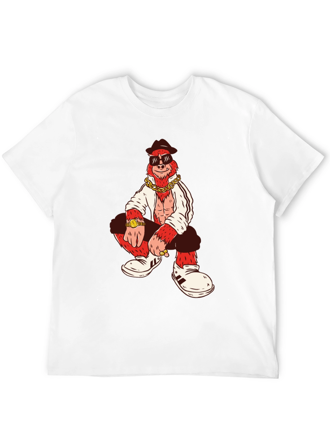Cool Gorilla Graphic Tee - Black