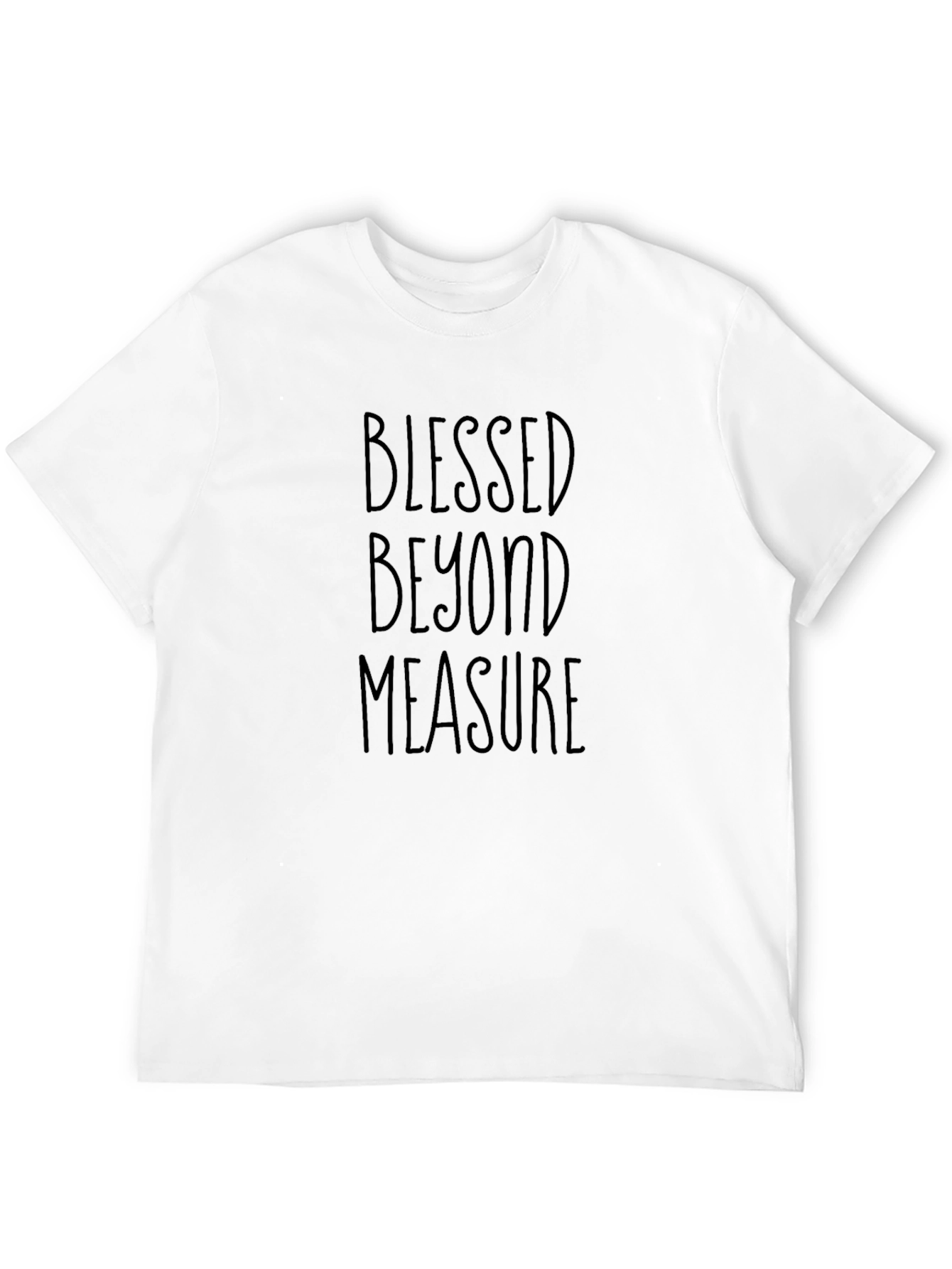 Blessed Beyond Measure Black Graphic Tee