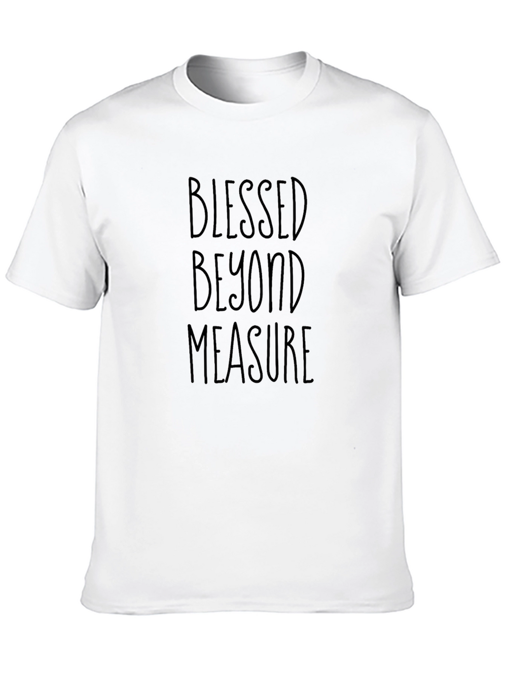 Blessed Beyond Measure Black Graphic Tee