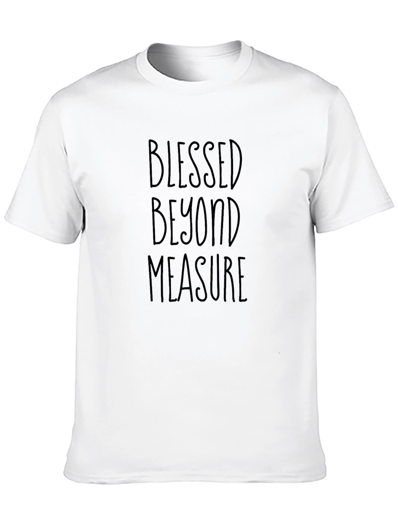 Blessed Beyond Measure Black Graphic Tee