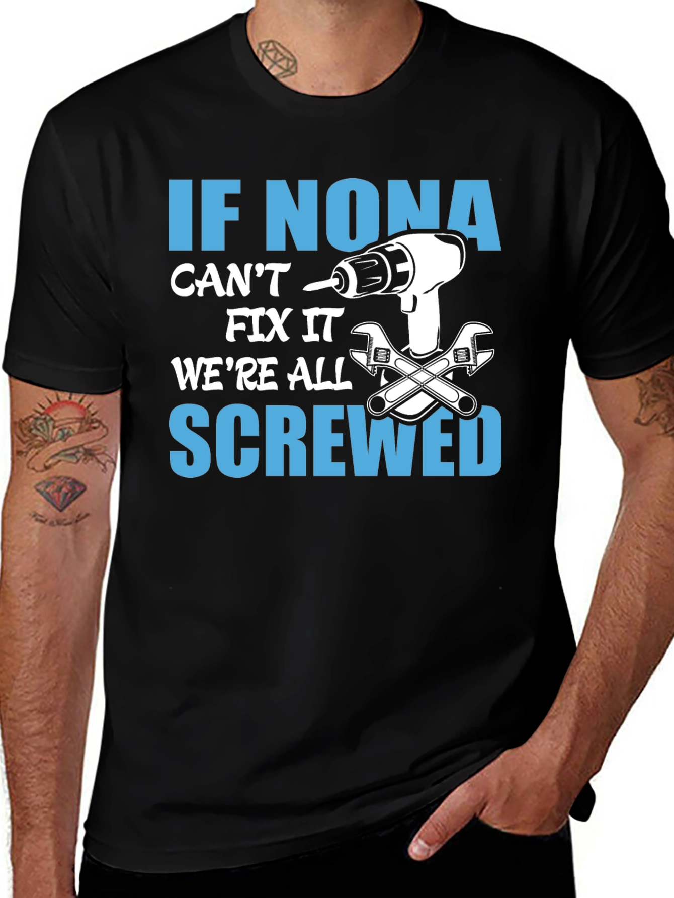 If Nona Cant Fix It T-Shirt - Funny Gift for Grandma