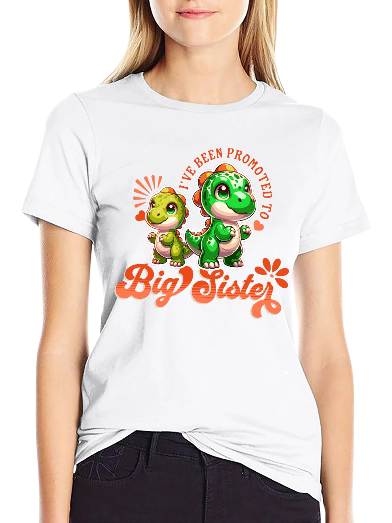 Big Sister Dinosaur T-Shirt