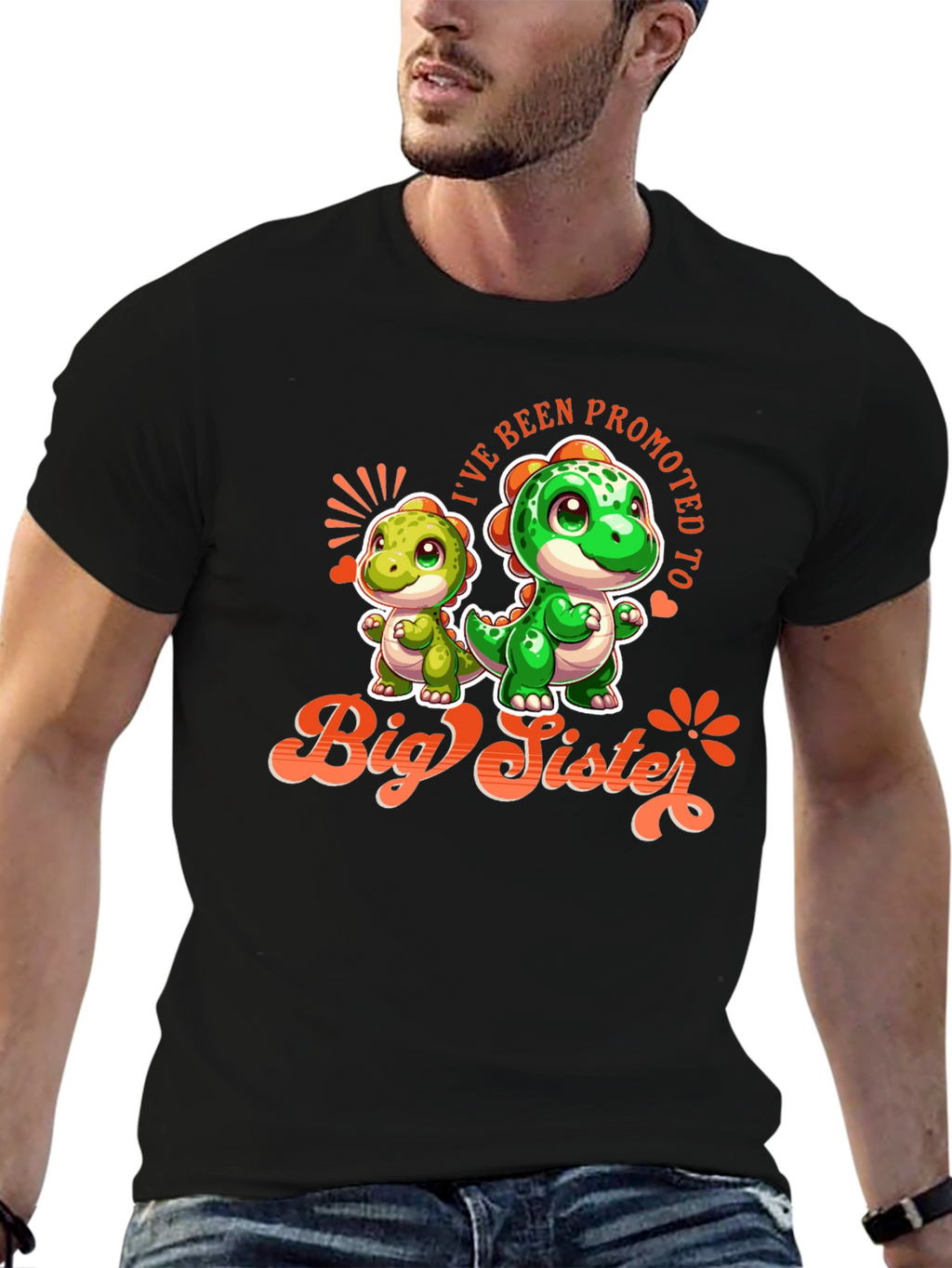 Big Sister Dinosaur T-Shirt