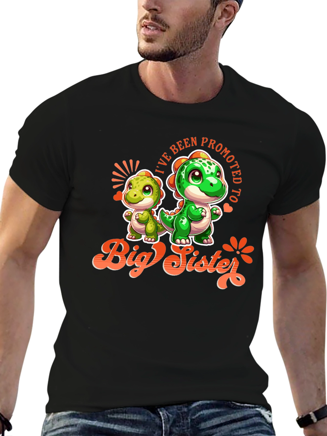 Big Sister Dinosaur T-Shirt