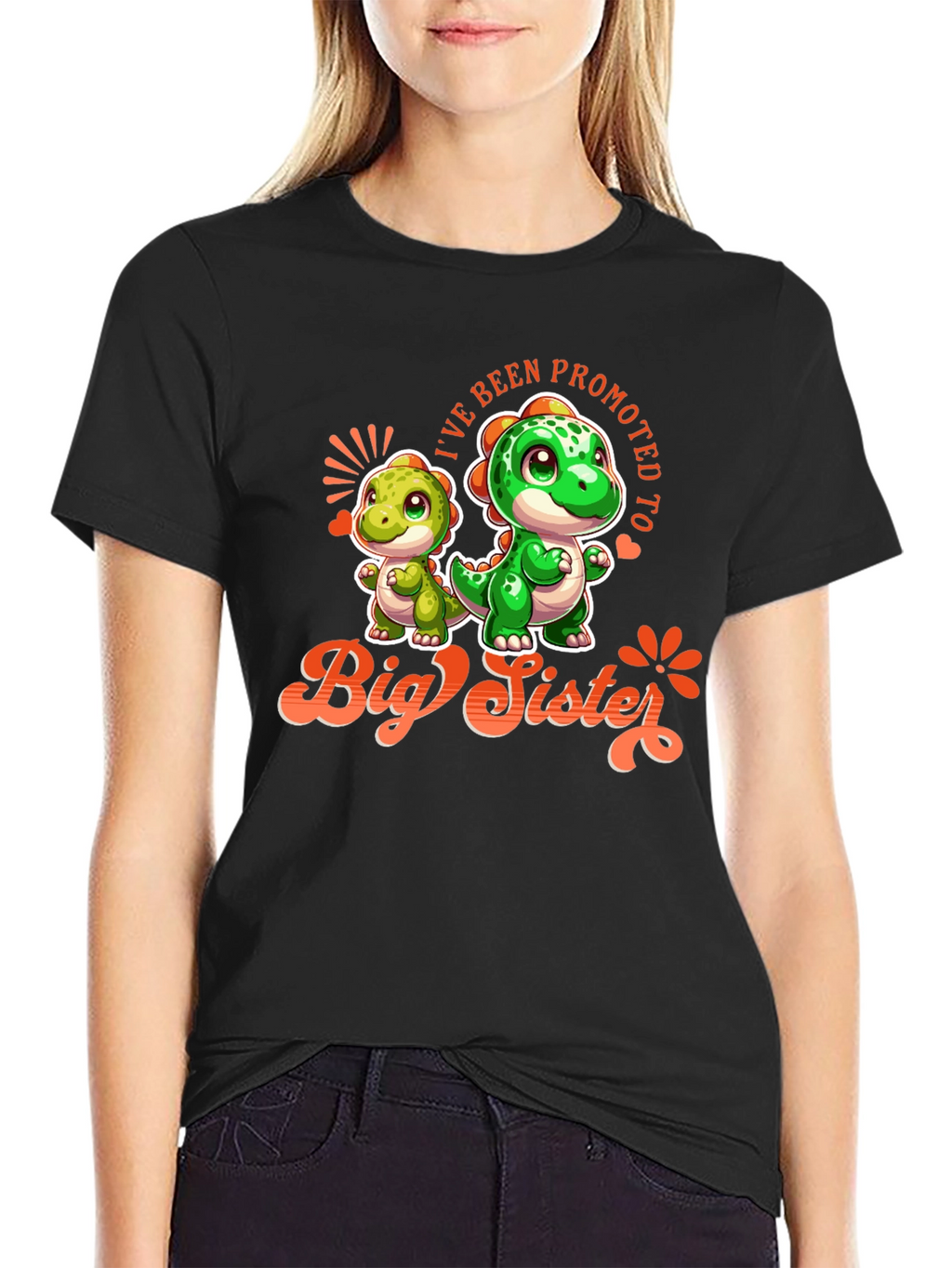 Big Sister Dinosaur T-Shirt