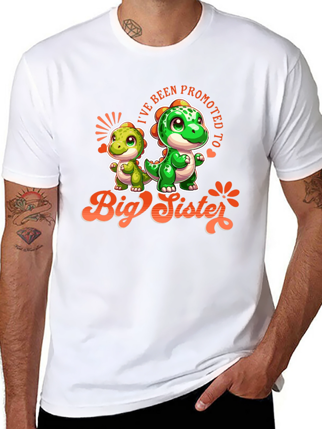 Big Sister Dinosaur T-Shirt