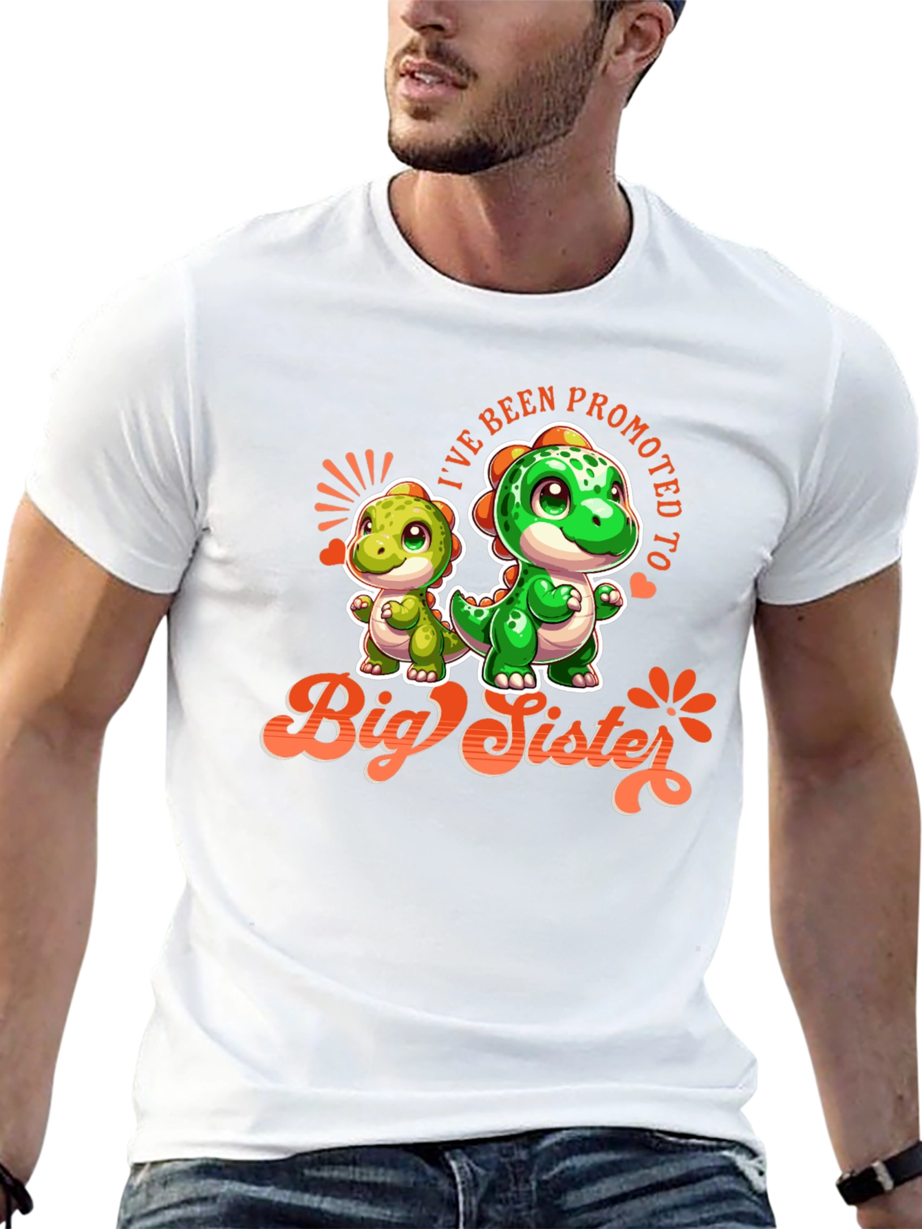 Big Sister Dinosaur T-Shirt