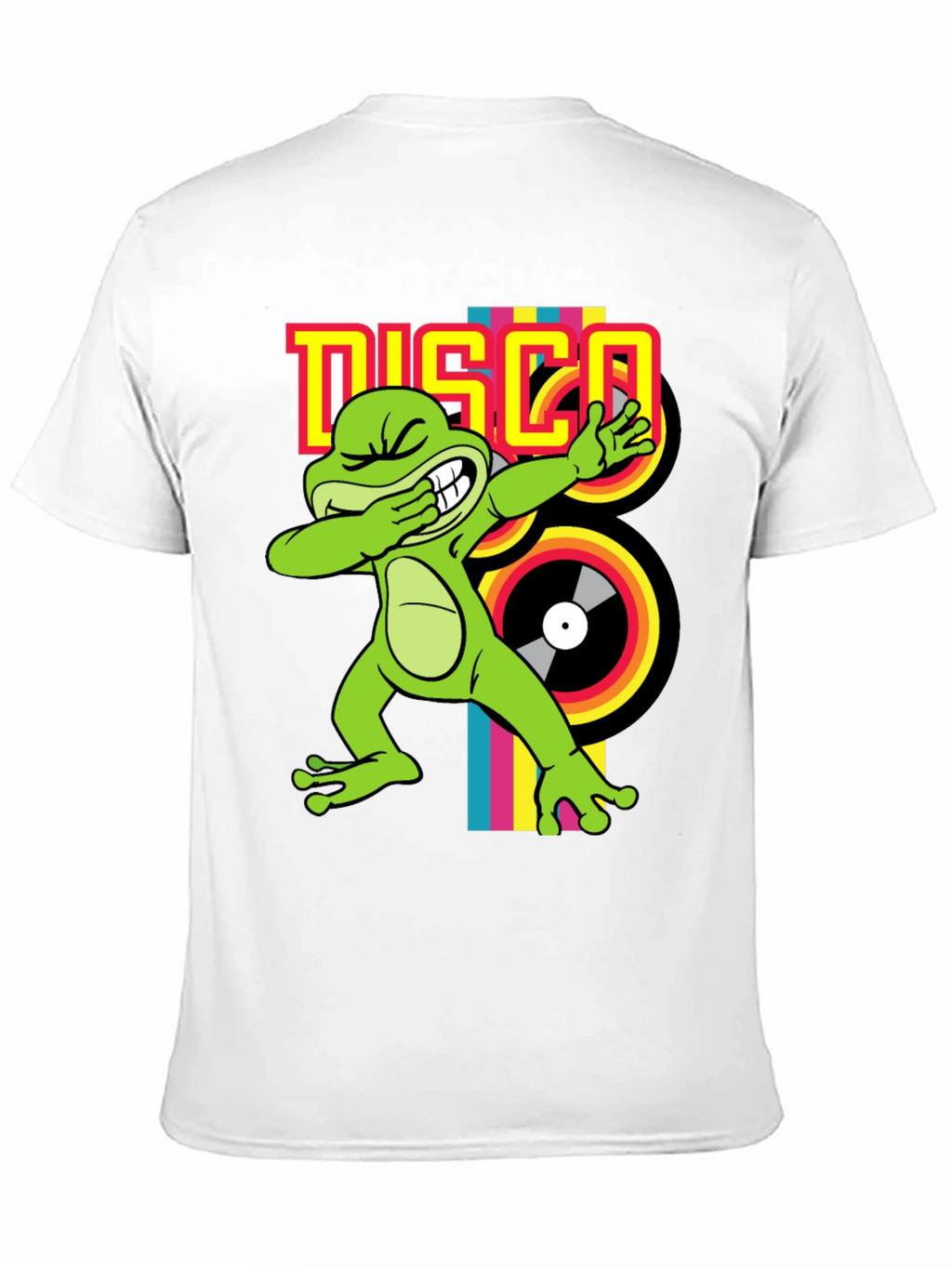 Disco Frog Graphic Tee - Groovy Style!
