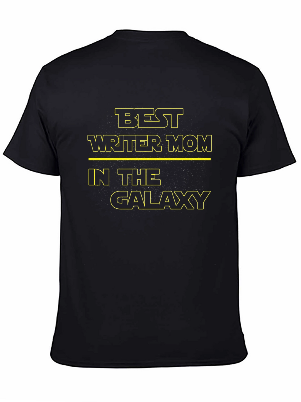 Best Writer Mom Galaxy Black T-Shirt