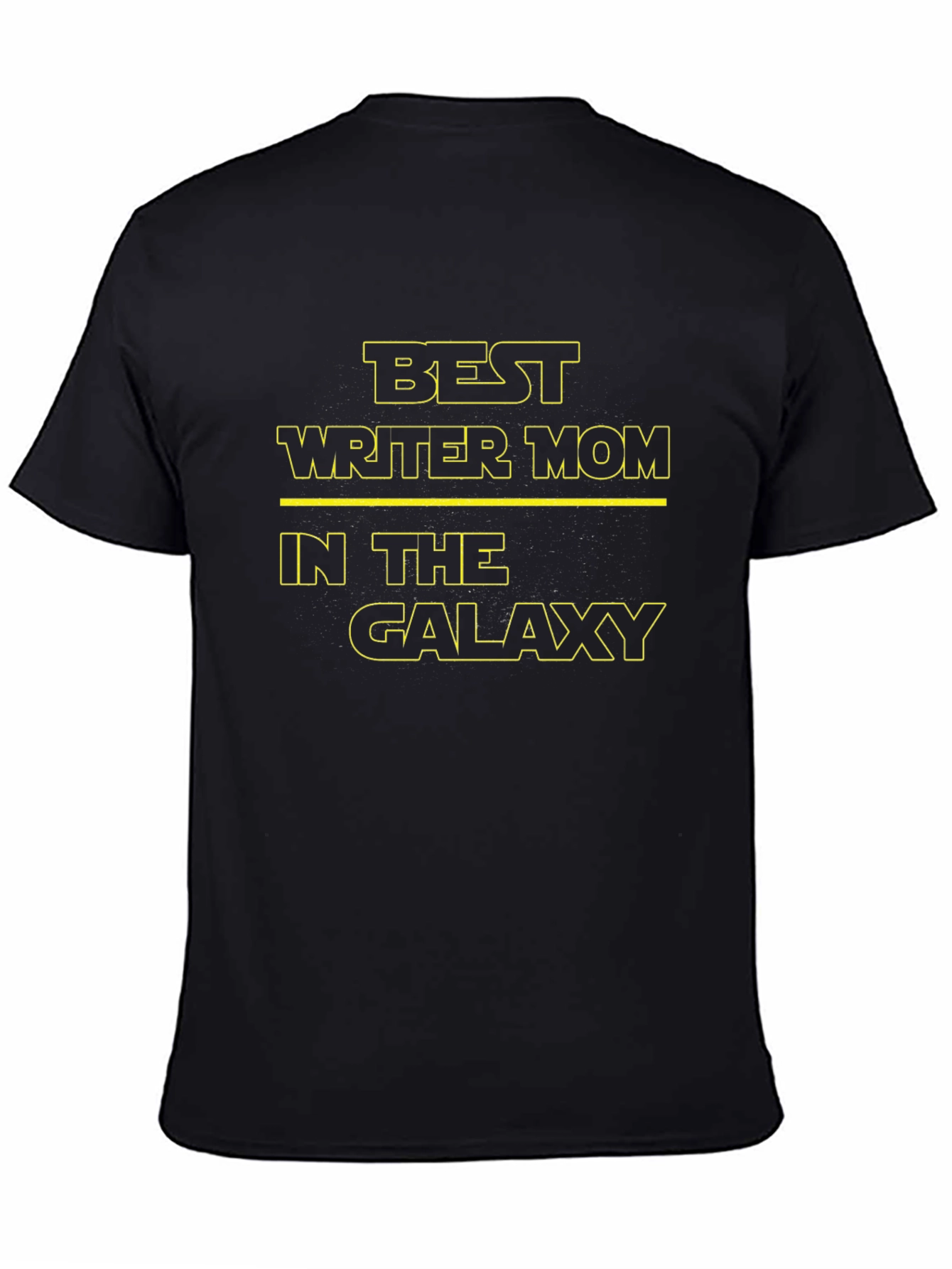Best Writer Mom Galaxy Black T-Shirt