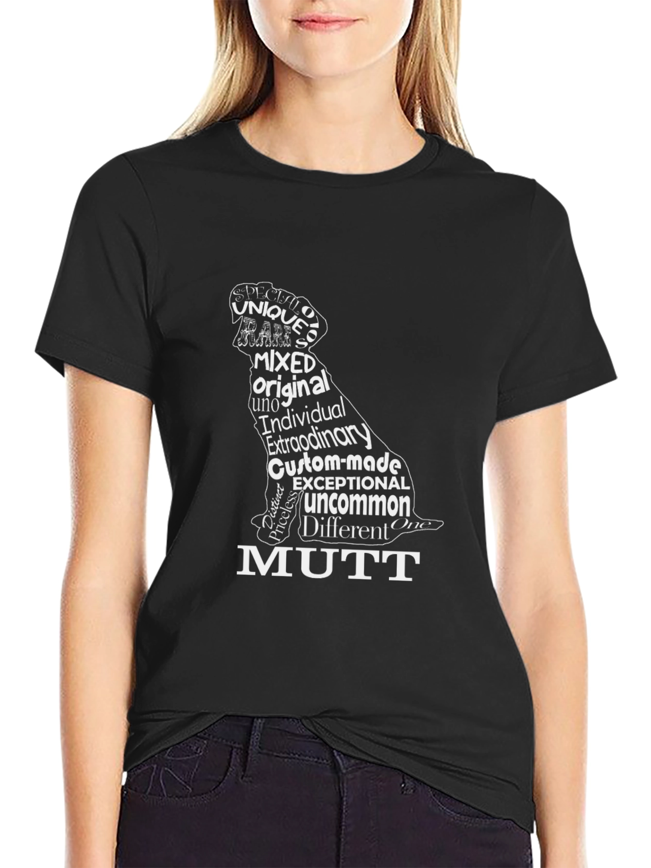 Mutt Dog Graphic T-Shirt - Unique & Original Design