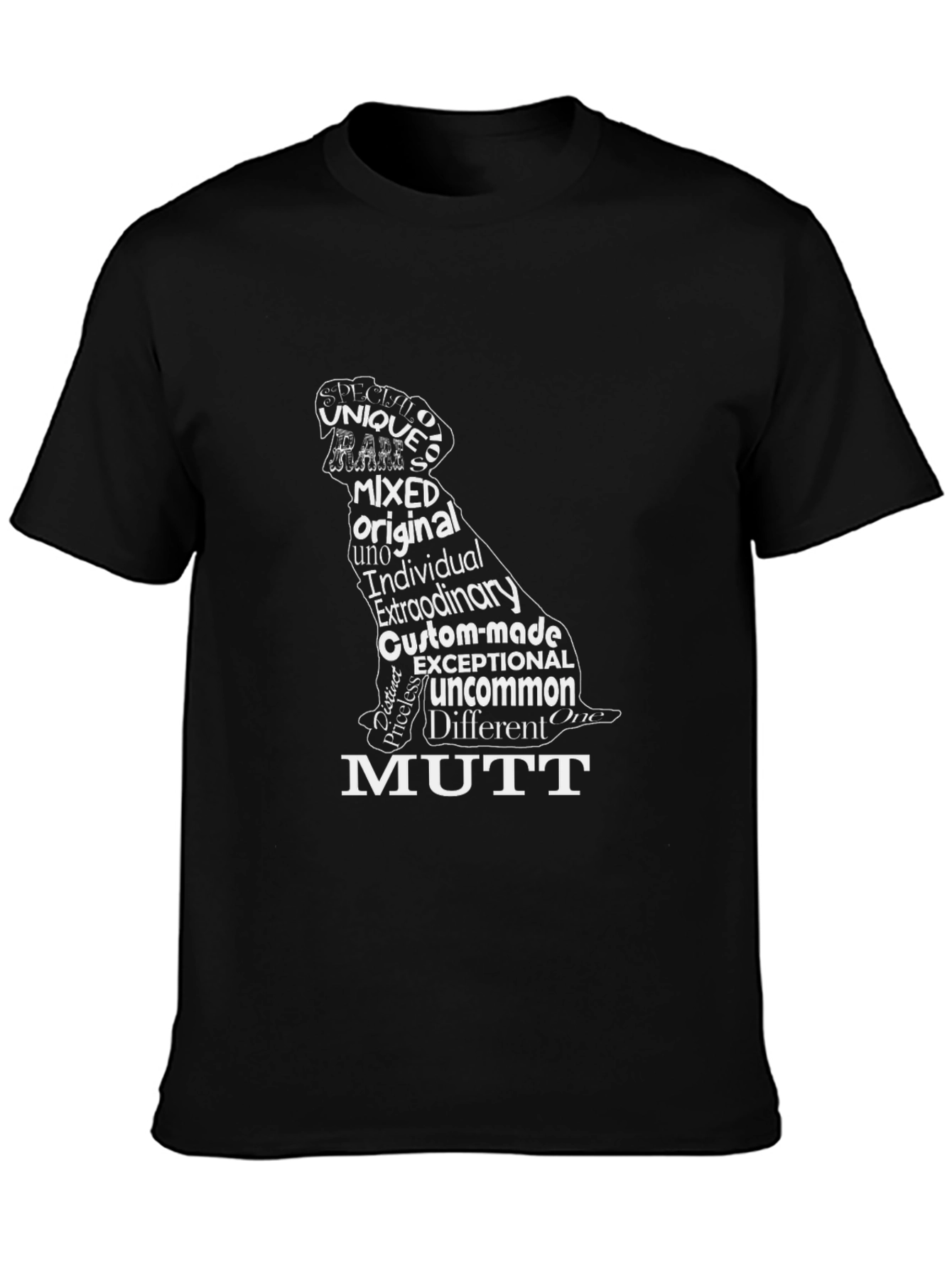 Mutt Dog Graphic T-Shirt - Unique & Original Design