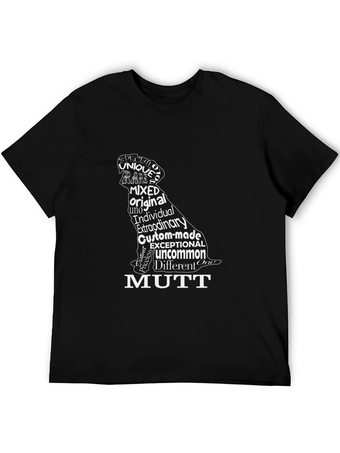 Mutt Dog Graphic T-Shirt - Unique & Original Design