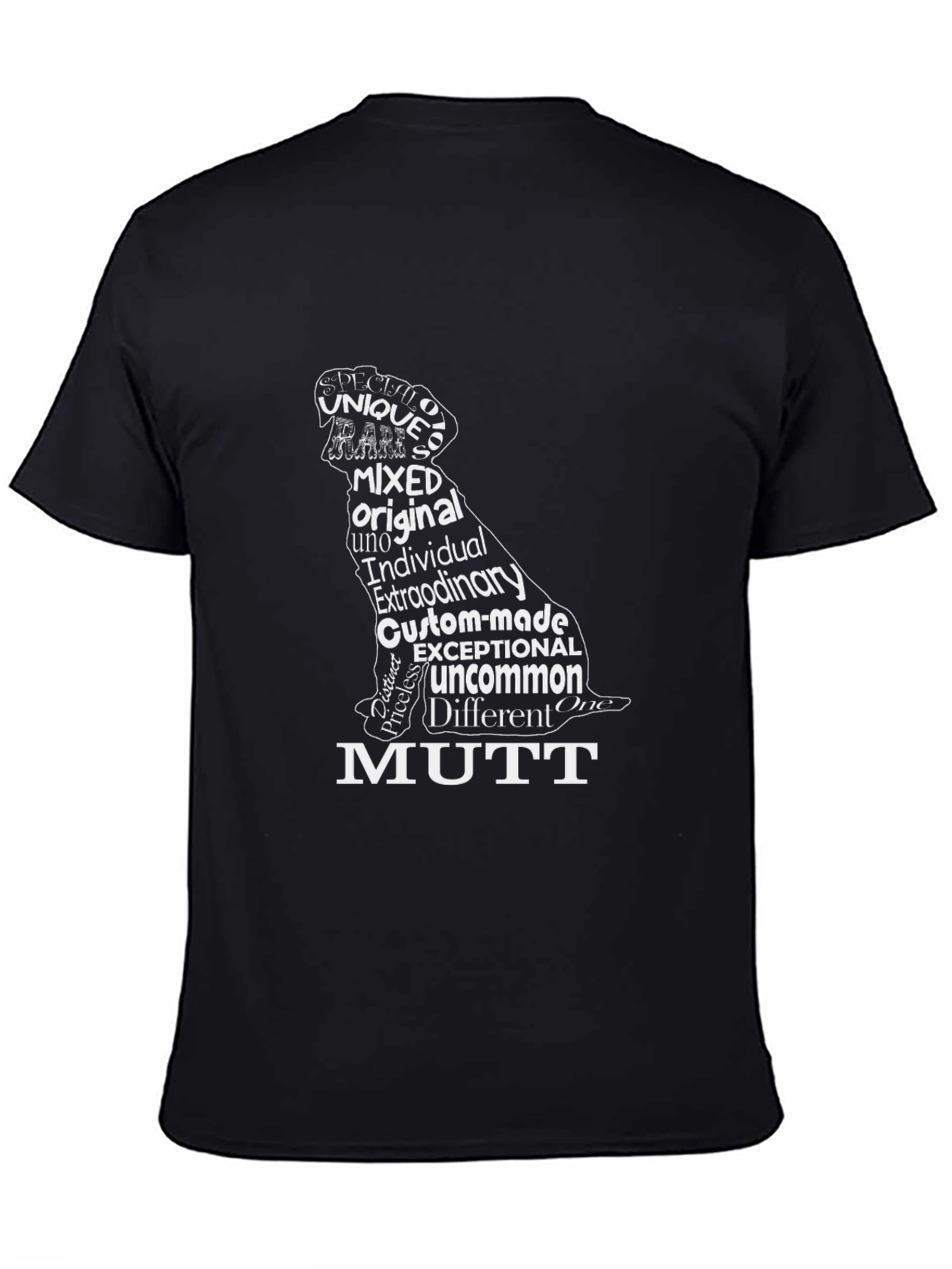 Mutt Dog Graphic T-Shirt - Unique & Original Design