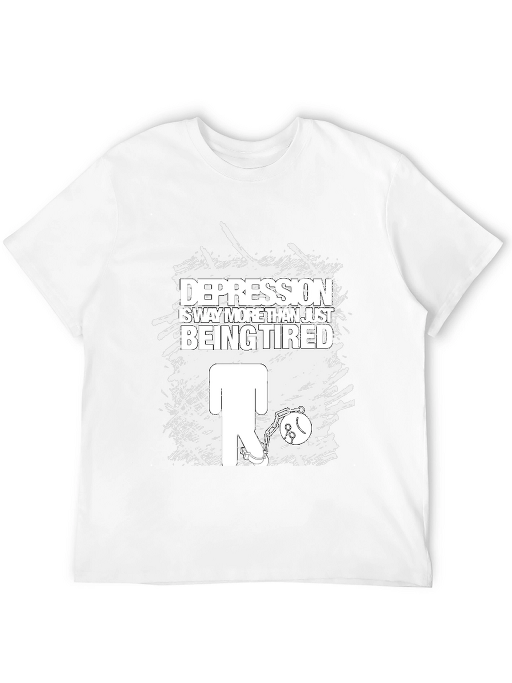 Depression Awareness Graphic Tee - Black