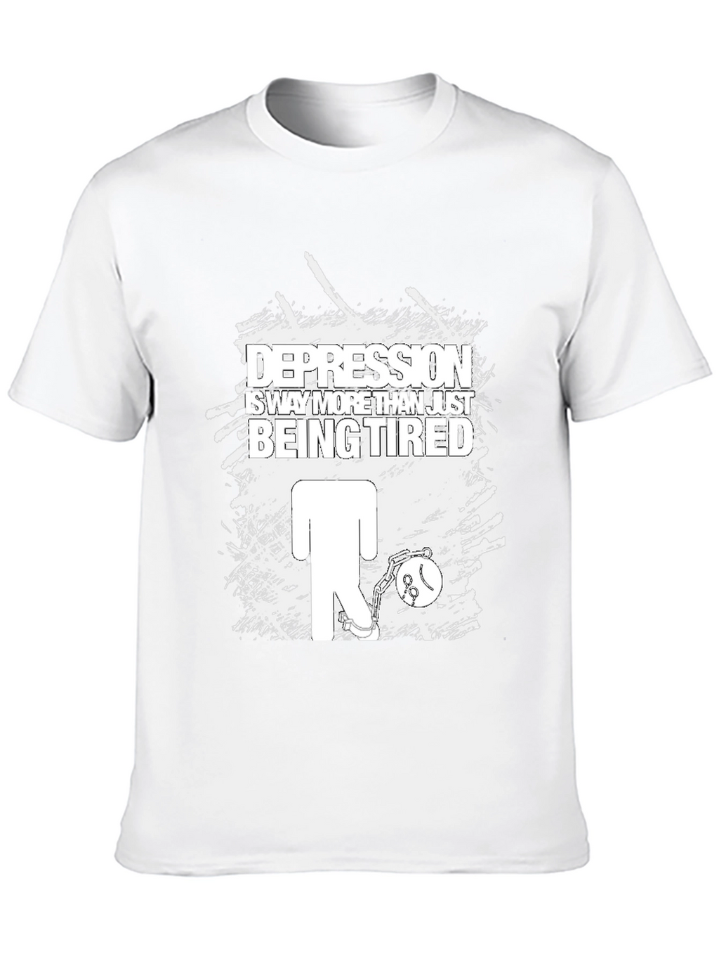 Depression Awareness Graphic Tee - Black