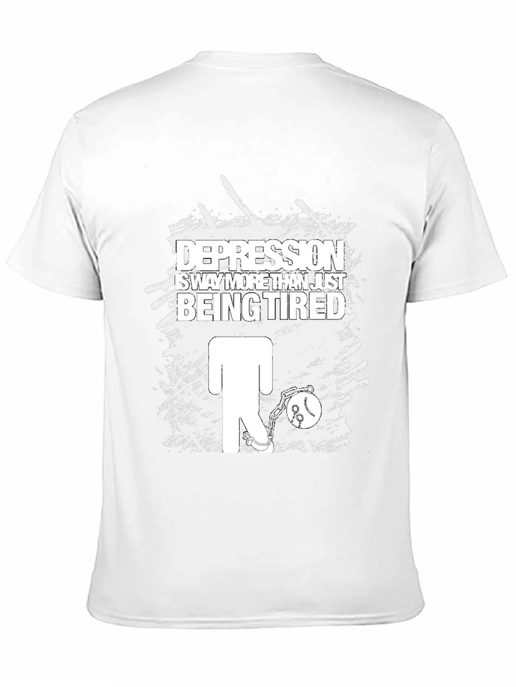 Depression Awareness Graphic Tee - Black