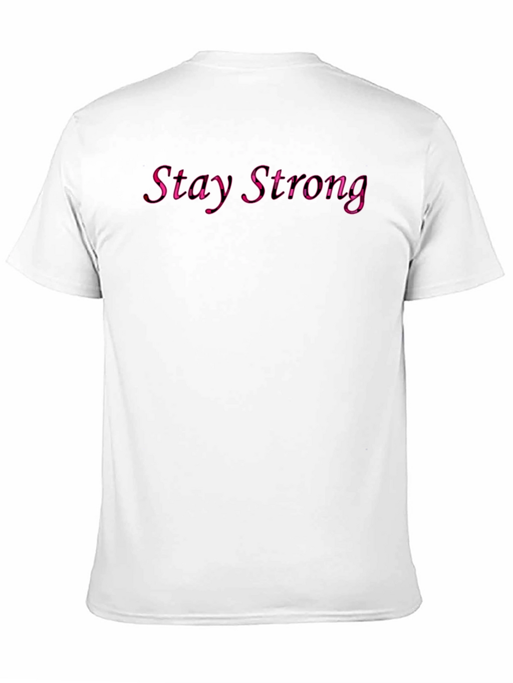 Stay Strong Graphic Black T-Shirt