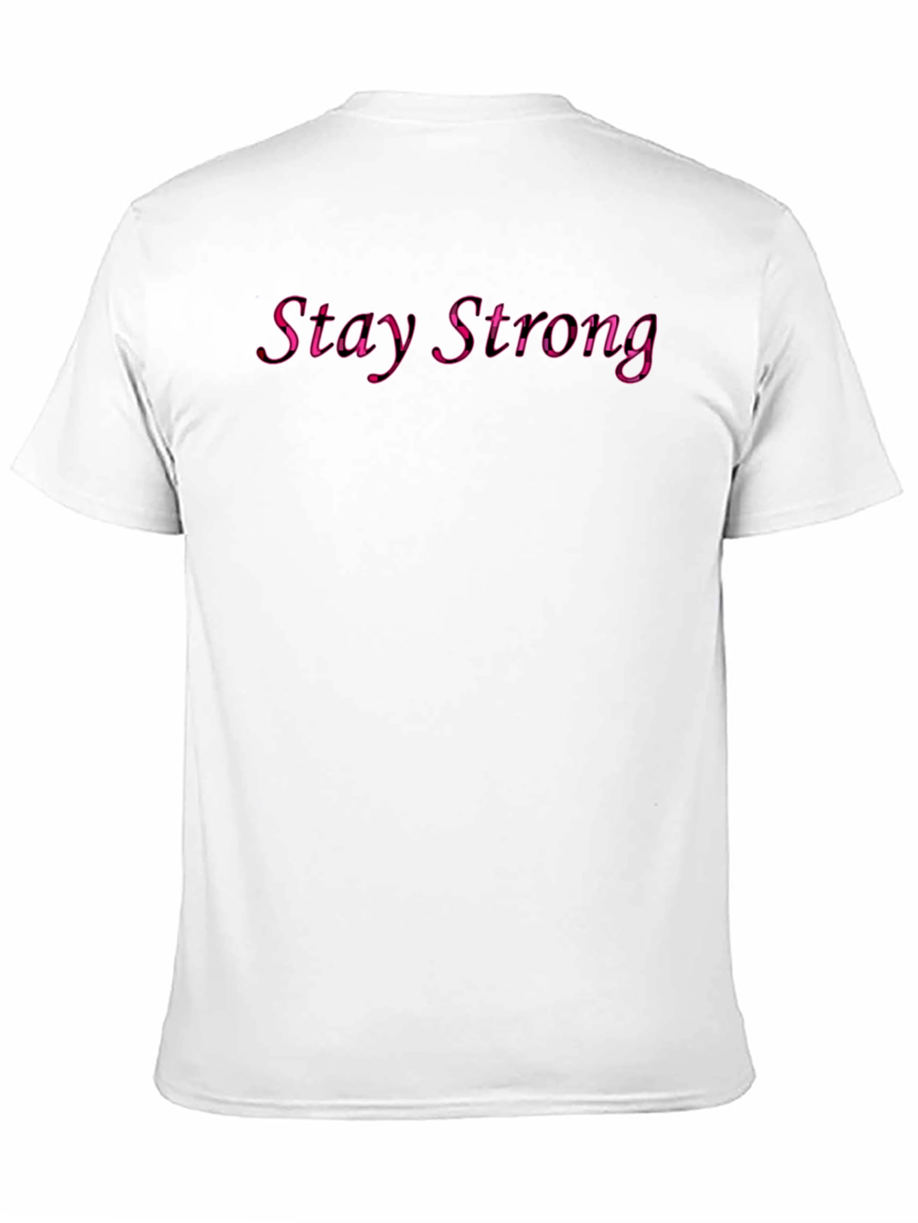 Stay Strong Graphic Black T-Shirt