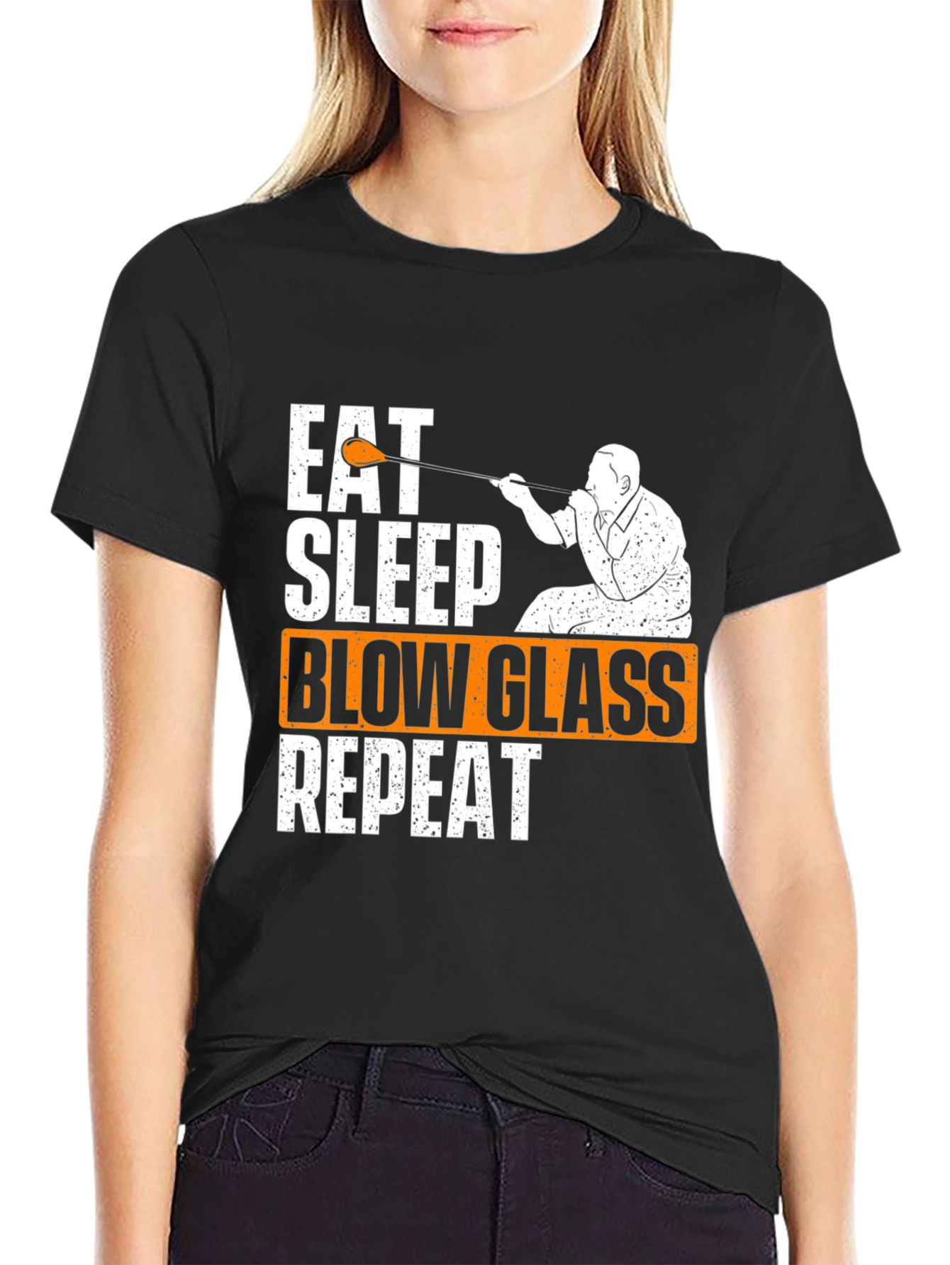 Eat Sleep Blow Glass Repeat T-Shirt