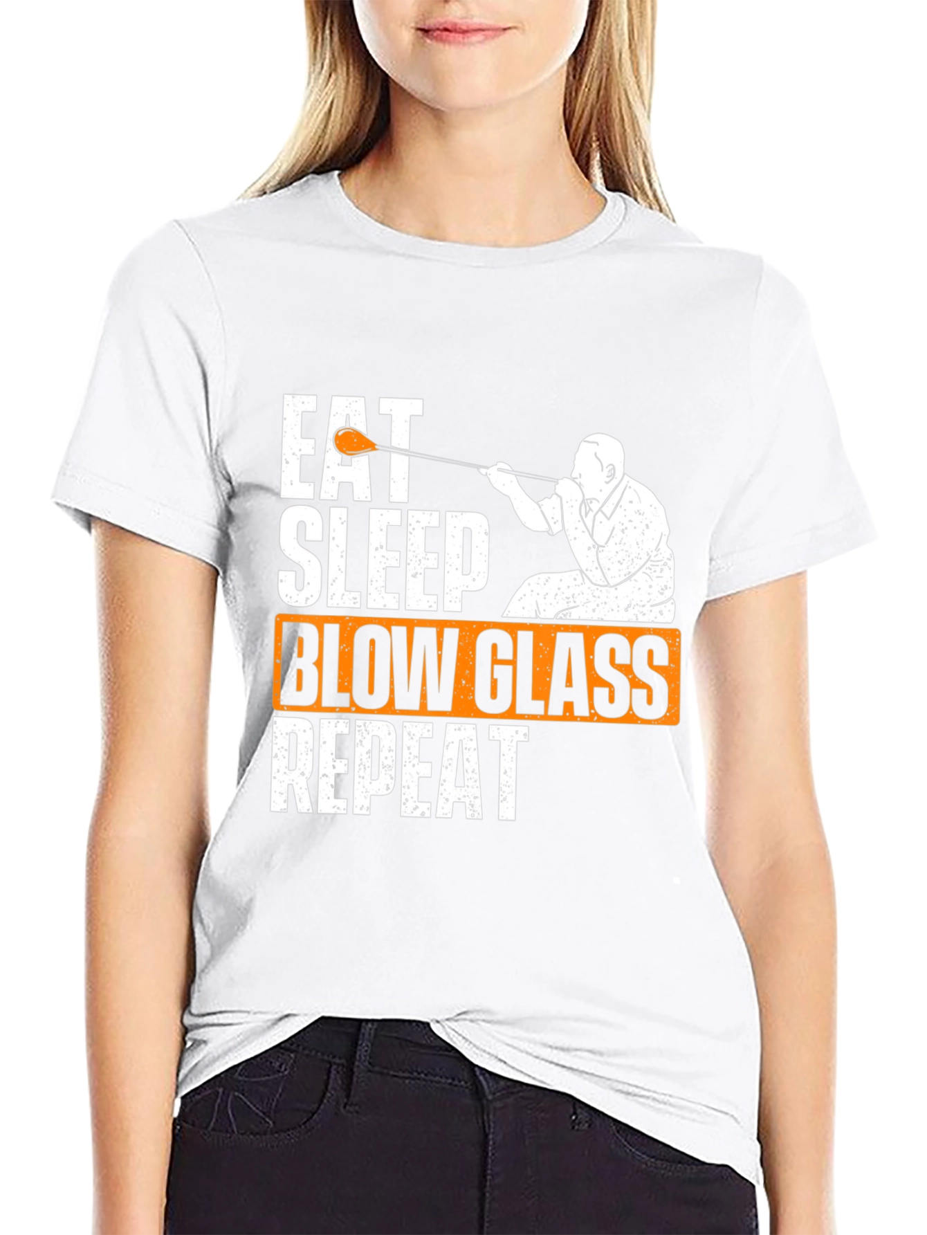 Eat Sleep Blow Glass Repeat T-Shirt