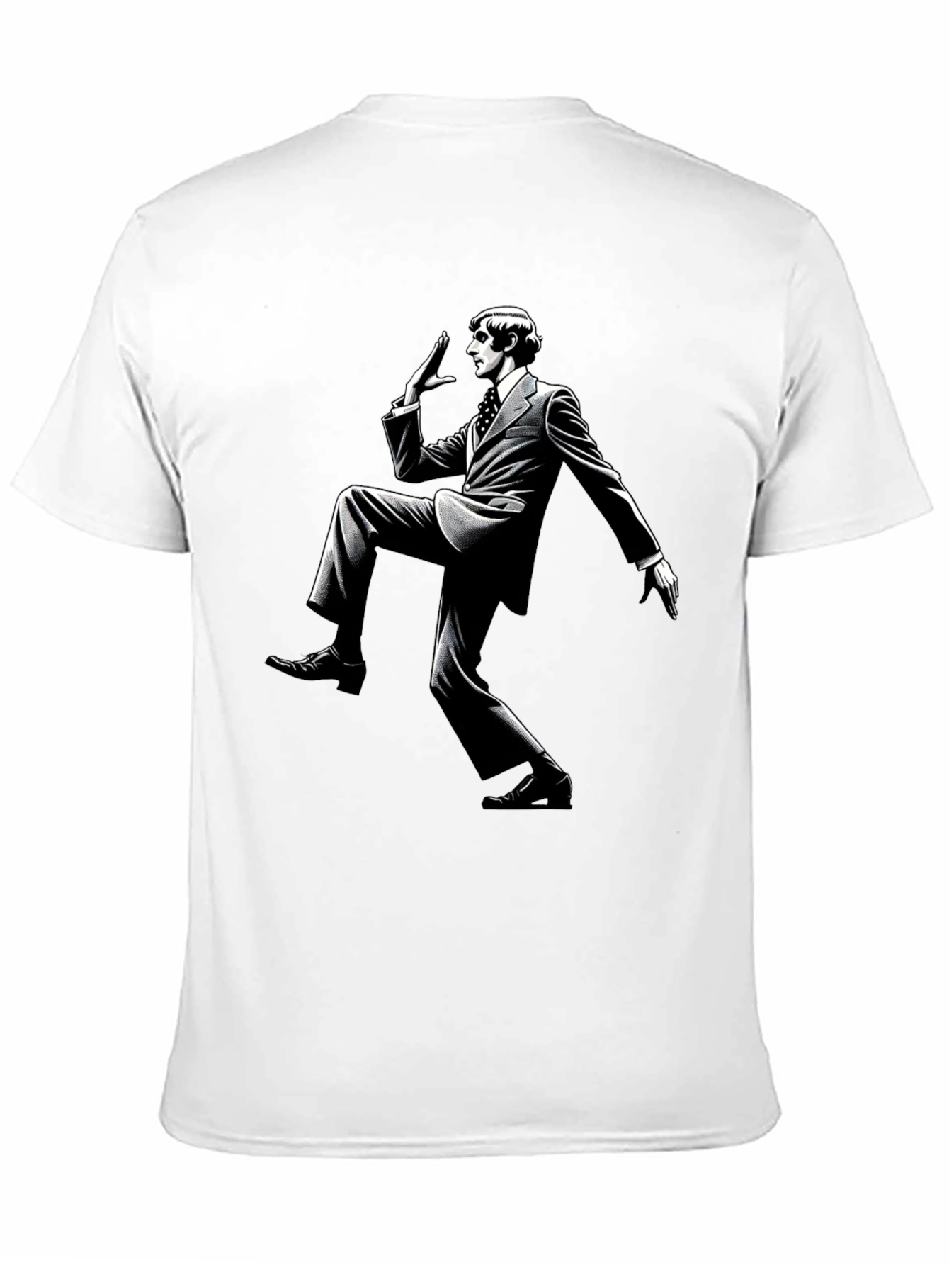 Retro Style Dance Black T-Shirt