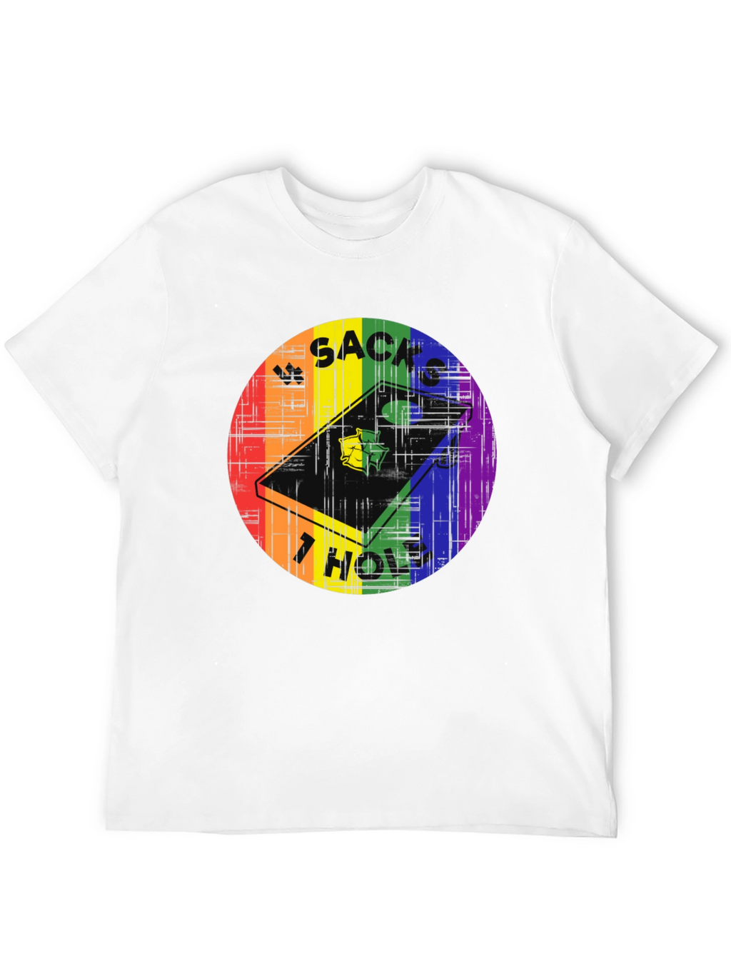 Sacks Hole Cornhole Pride T-Shirt