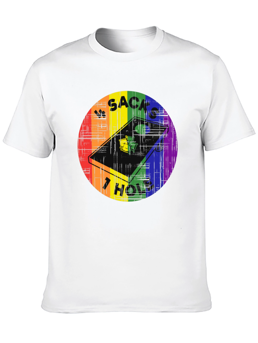Sacks Hole Cornhole Pride T-Shirt