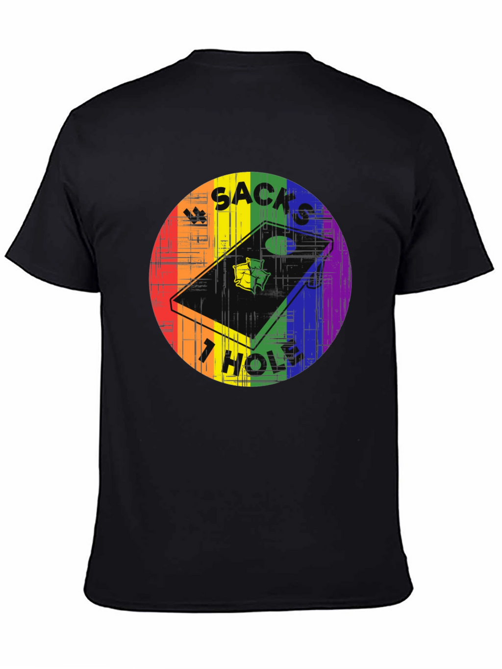 Sacks Hole Cornhole Pride T-Shirt