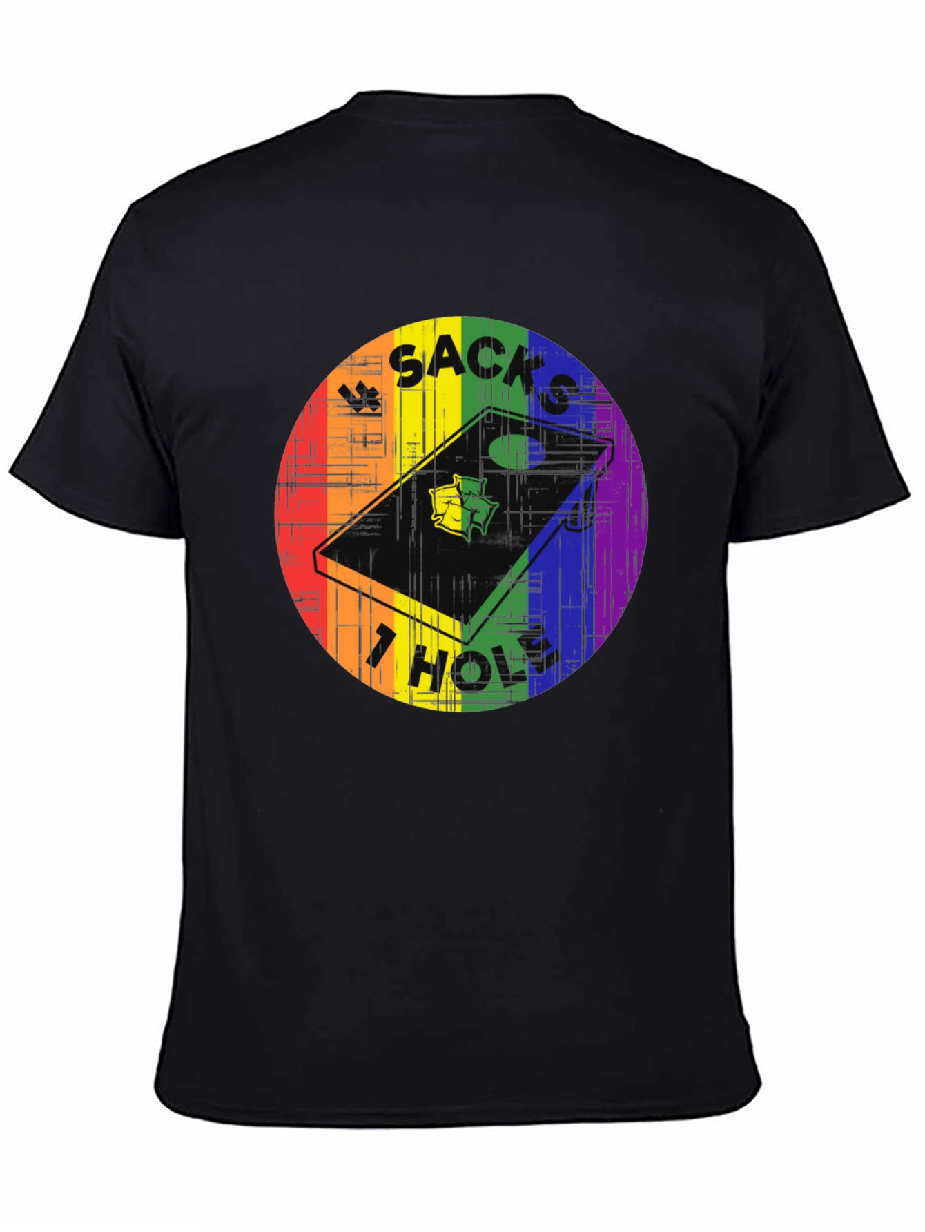 Sacks Hole Cornhole Pride T-Shirt