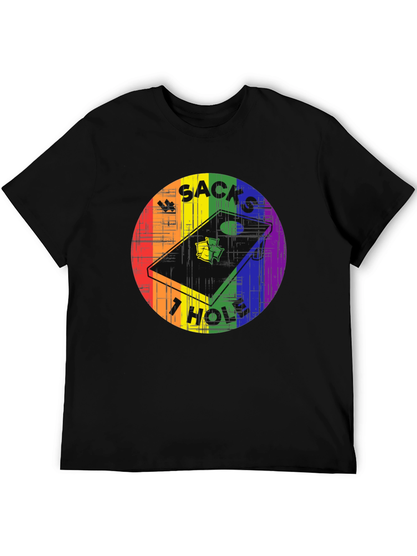 Sacks Hole Cornhole Pride T-Shirt