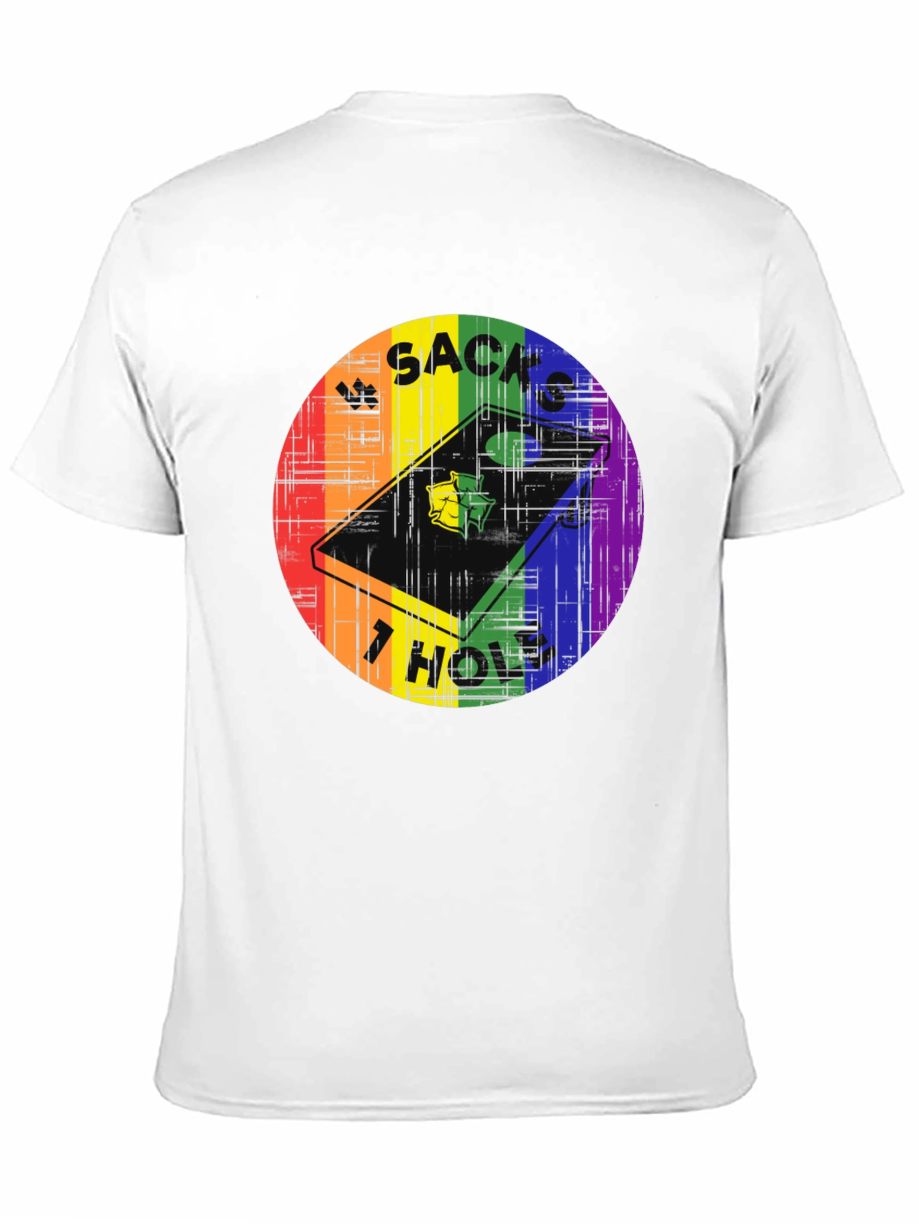 Sacks Hole Cornhole Pride T-Shirt