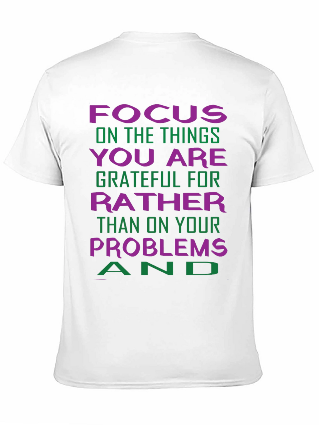 Grateful Focus Graphic Tee - Positive Vibes