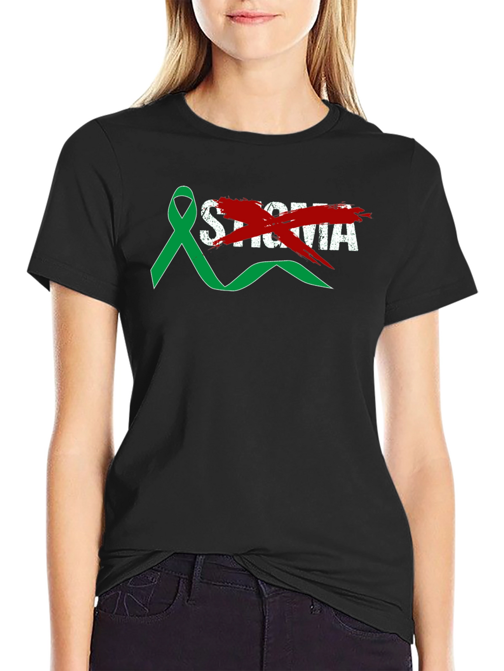 End Stigma Awareness Ribbon T-Shirt