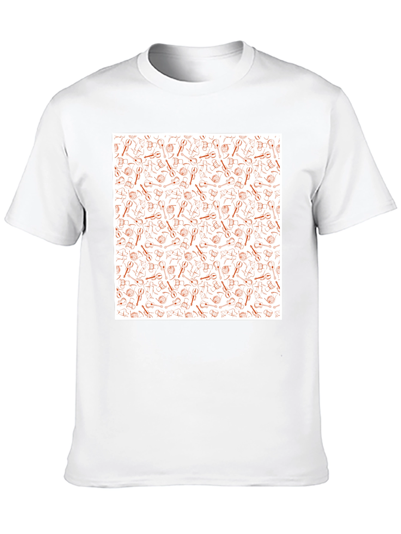 Tool Pattern Tee - Black