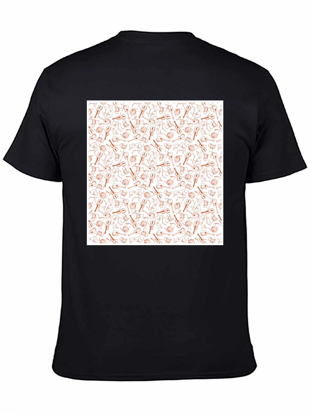 Tool Pattern Tee - Black