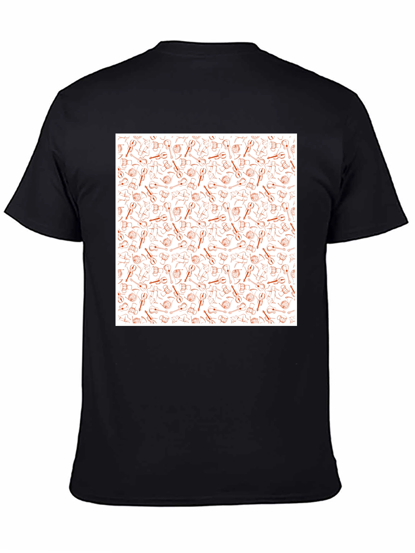 Tool Pattern Tee - Black