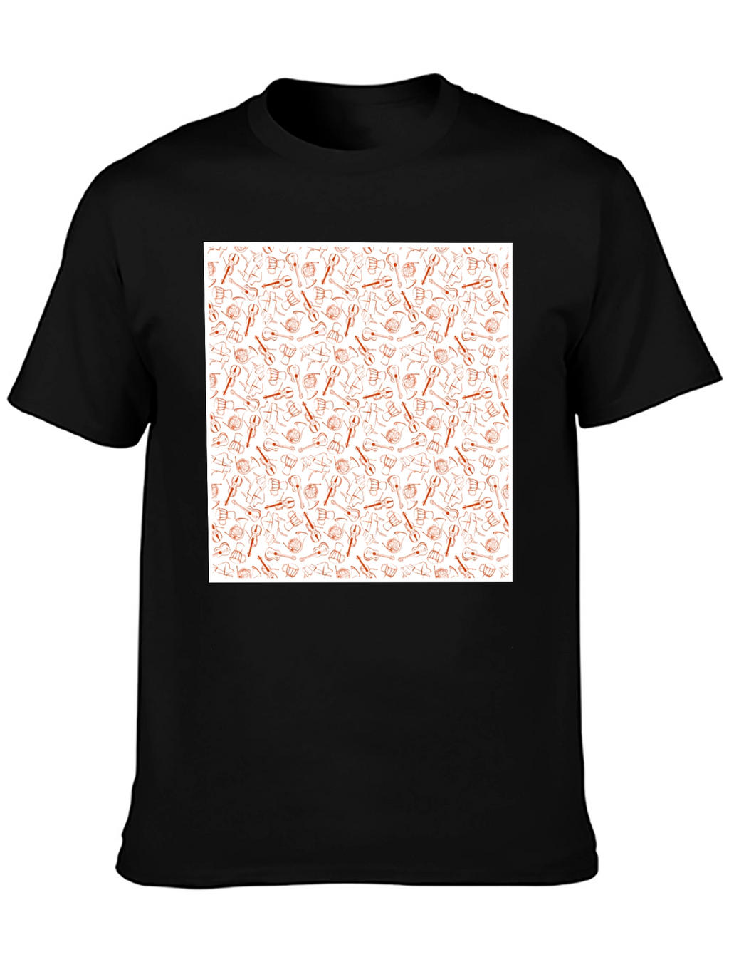 Tool Pattern Tee - Black