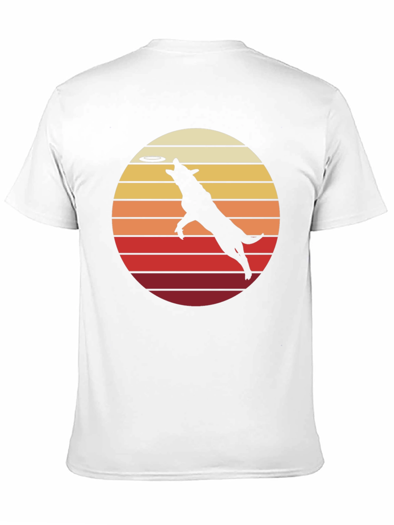 Dog Frisbee Retro T-Shirt