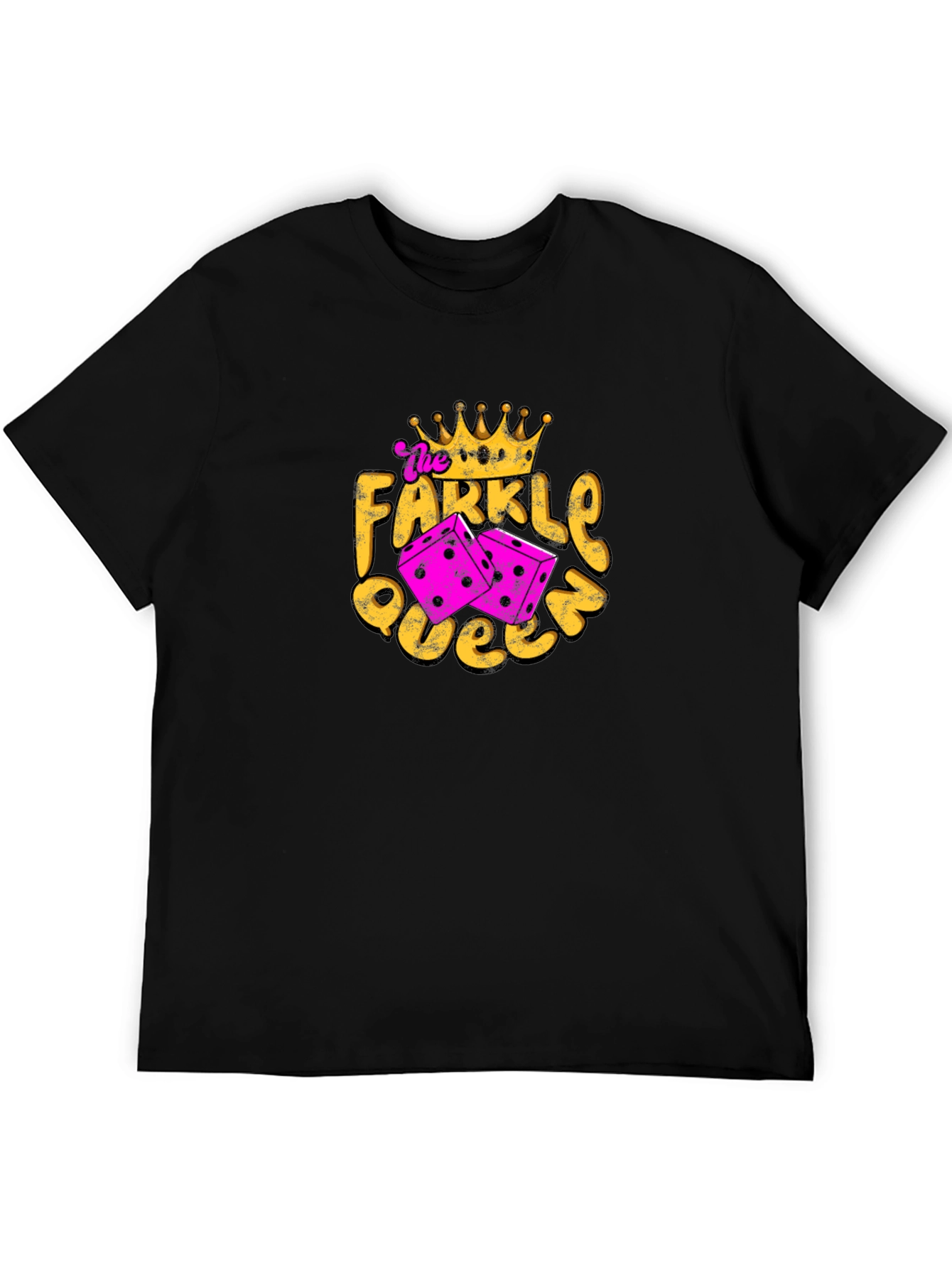Farkle Queen Graphic Tee - Dice Game Shirt