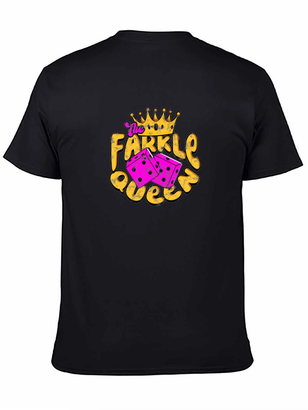 Farkle Queen Graphic Tee - Dice Game Shirt