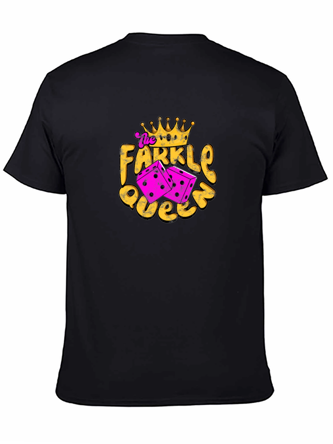 Farkle Queen Graphic Tee - Dice Game Shirt