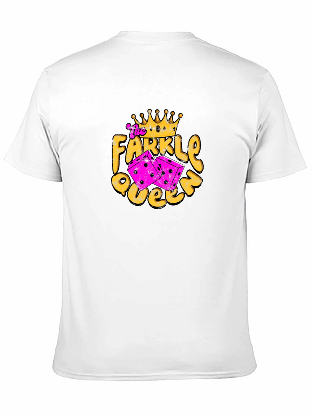 Farkle Queen Graphic Tee - Dice Game Shirt