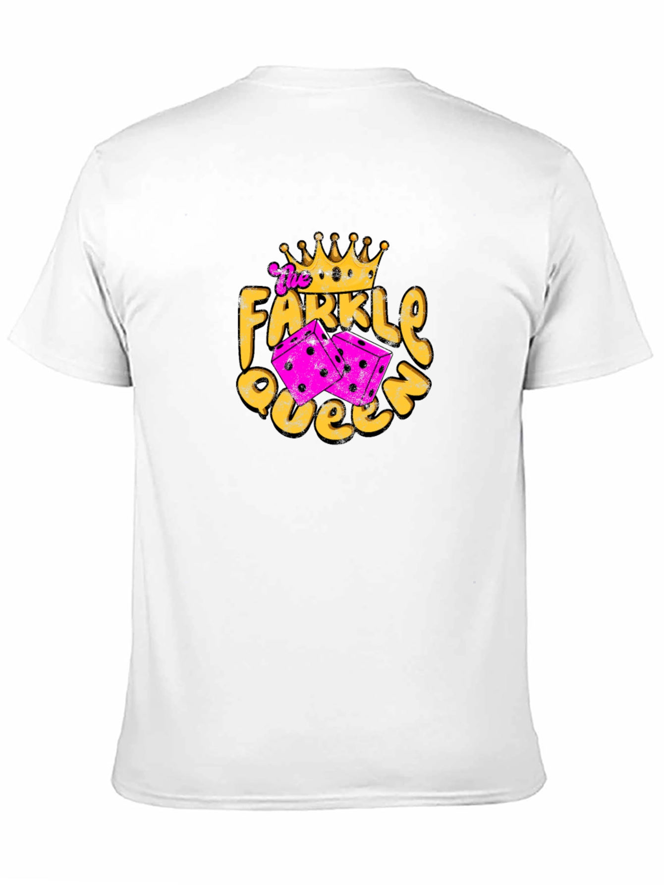 Farkle Queen Graphic Tee - Dice Game Shirt