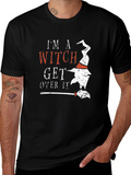 Witch Graphic Tee - Halloween T-Shirt