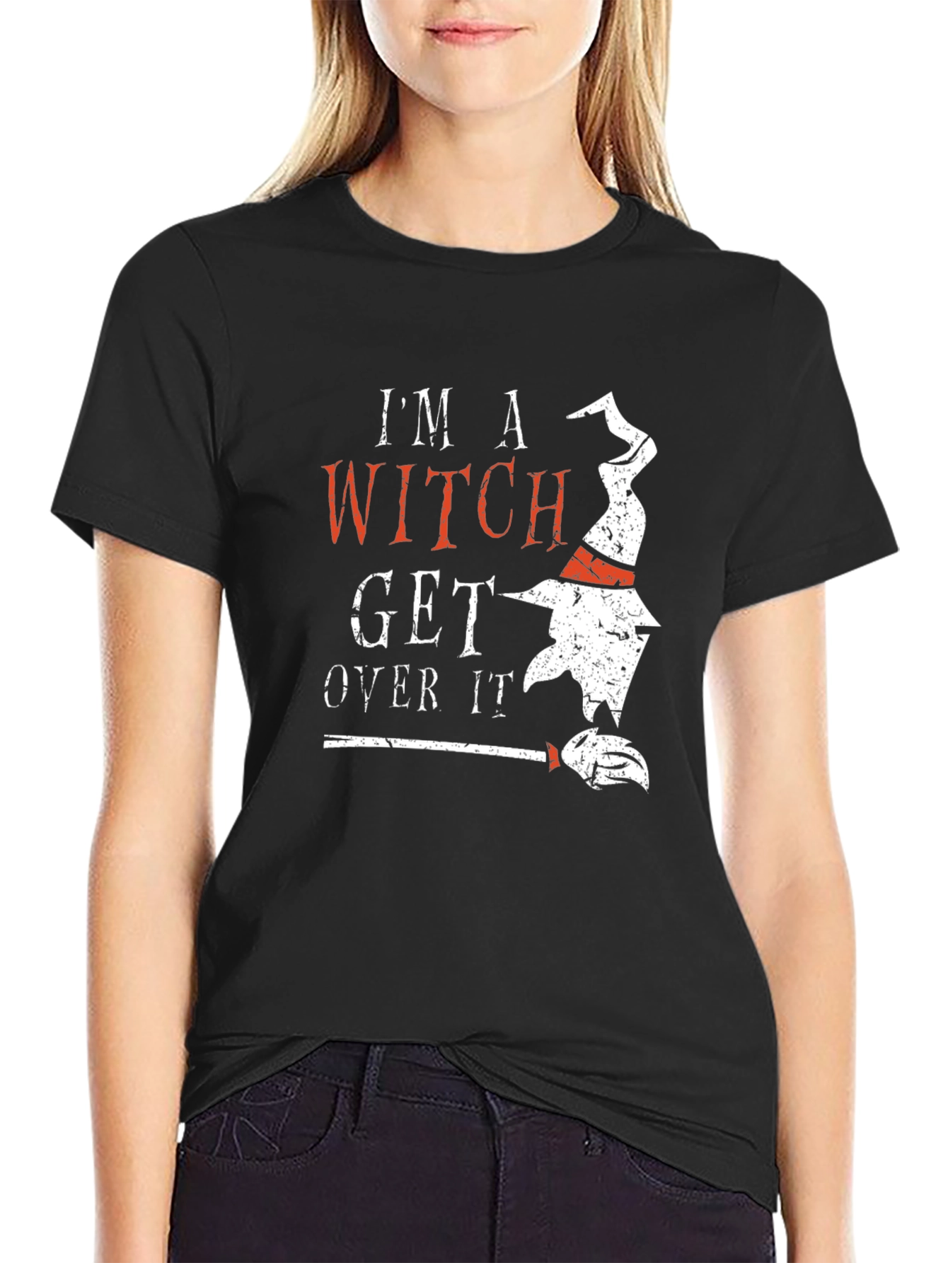 Witch Graphic Tee - Halloween T-Shirt