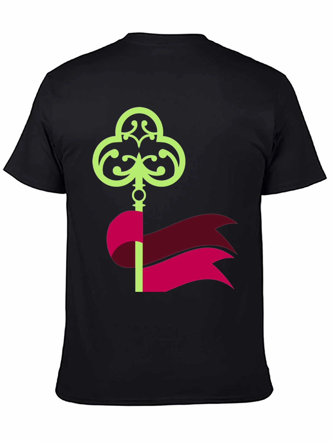 Novel Key Graphic T-Shirt - Unique Design